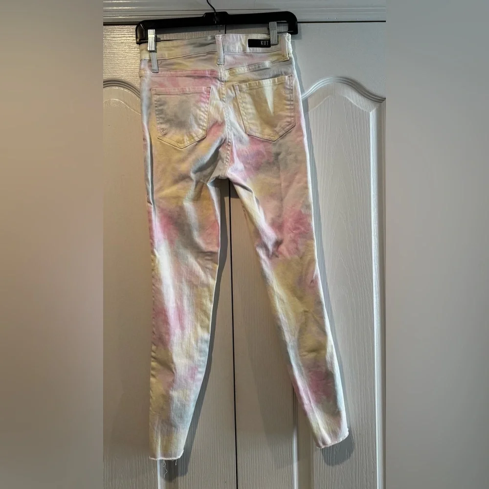 Kut from the Kloth Multicolor Tie-Dye Skinny Jeans